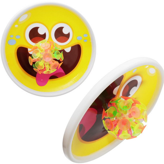 꿀꺽 문어발캐치볼 놀이 (흡착판2개 + 흡착공1개) 세트, 1개