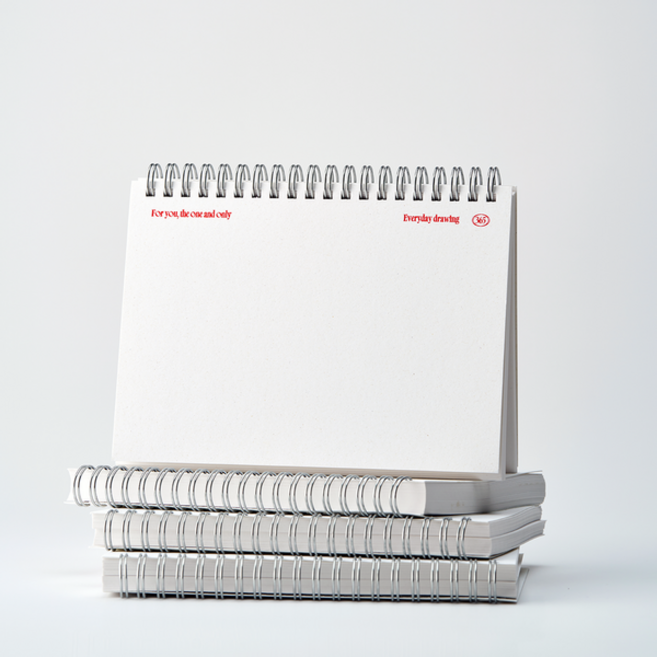 Everyday Drawing Book 드로잉노트, 그레이365, 내지매수, 지류 사이즈