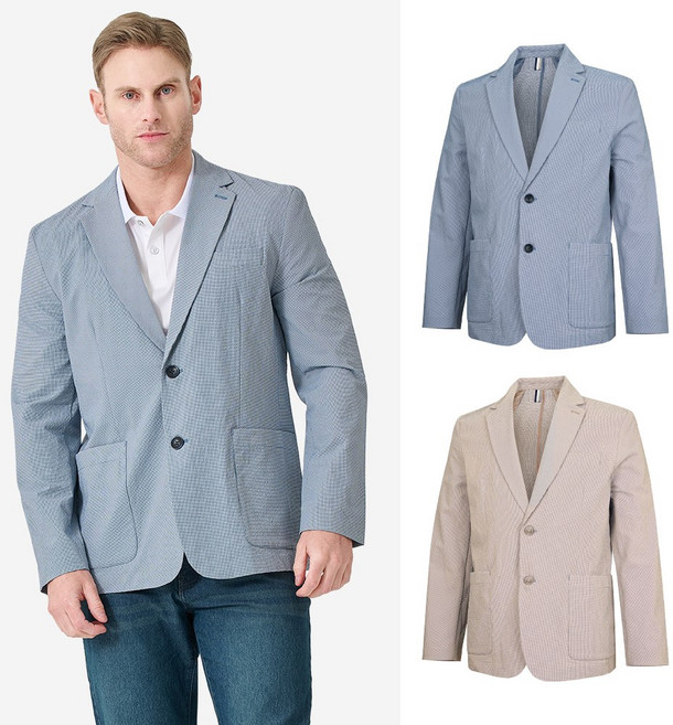 빌트모아 남성 시어서커 캐주얼 자켓 마이 블레이저