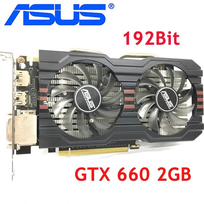그래픽카드 글카 nVIDIA Geforce GTX660용 ASUS 비디오 채굴 게임용
