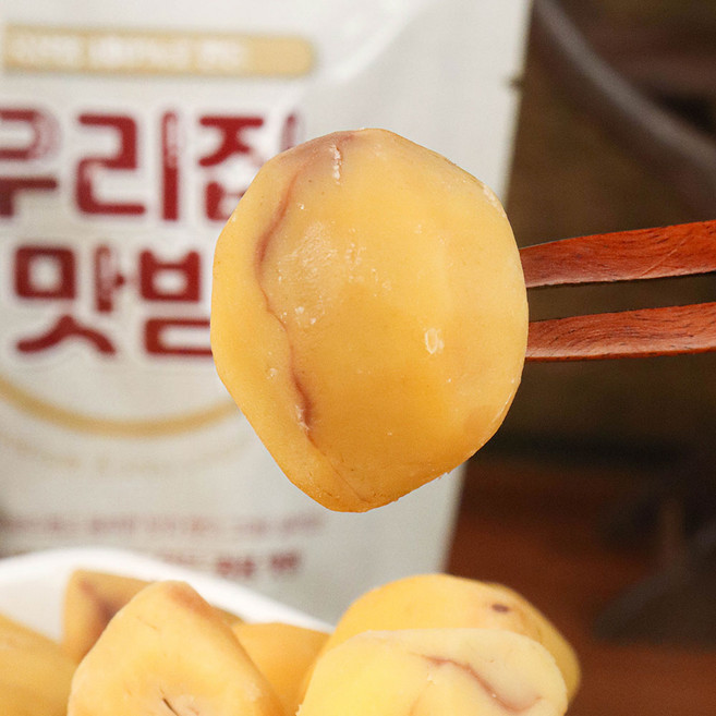부여 햇밤을 그대로 구운 우리집 맛밤, 3개, 50g