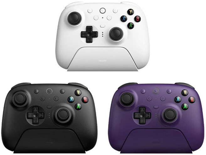 [Triton] 8bitdo 팔비또 얼티메이트2 무선 게임패드 컨트롤러 Ultimate2 PC버전 2세대 충전독포함, 1개, 블랙