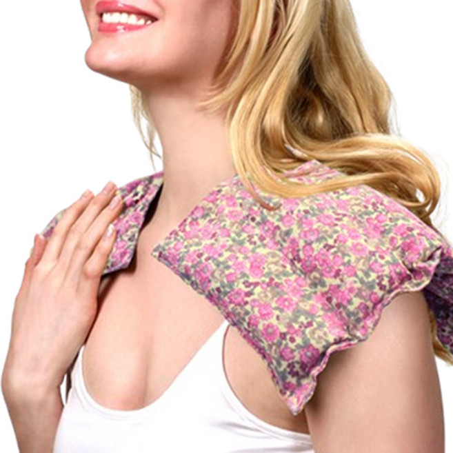 그린라이프 허브 어깨찜질팩 알뜰형(44X30cm) - 무늬 랜덤 가격대비 효율 좋은 찜질팩 허브향기, 1개