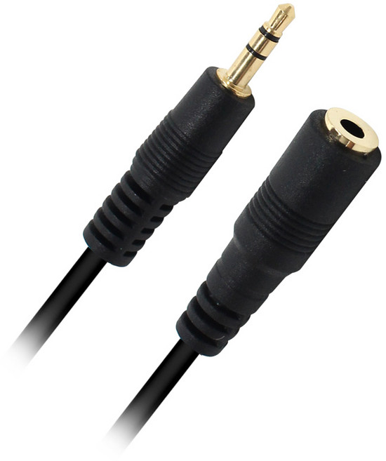 스테레오연장케이블 3M 오디오케이블 3.5mm 잭연결 3극 차량용 짹