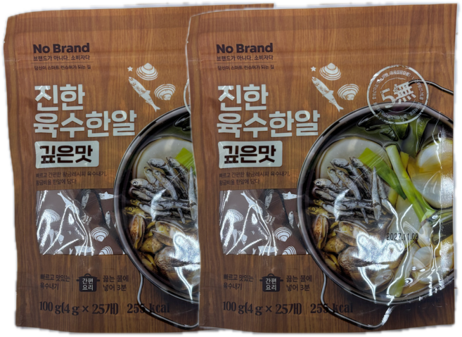 노브랜드 진한 육수 한알 깊은맛 100g, 2개