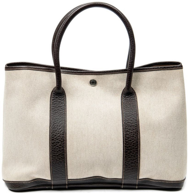 에르메스 중고 2004 투알 앤 네곤다 가든 파티 36 토트 백