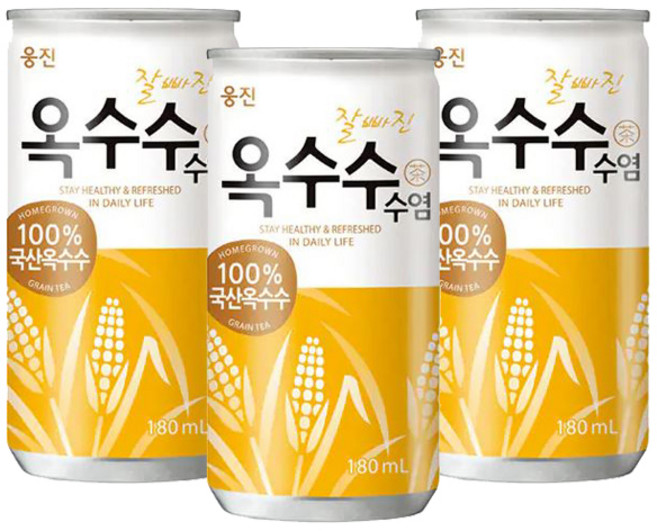 웅진 옥수수수염차, 180ml, 30개