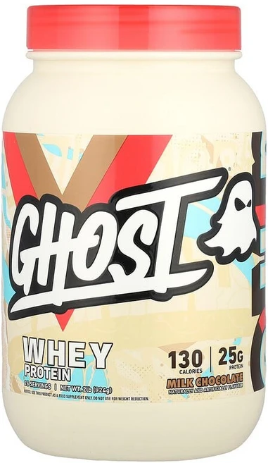 Ghost 유청 단백질 밀크 초콜릿 924g(2lb) GHS-00617, 1개, 924g - 쿠팡