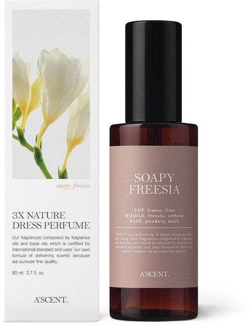 에이센트 드레스퍼퓸 섬유향수, 1개, 80ml, 소피프리지아