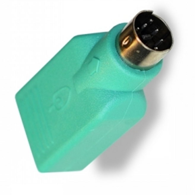 짧은 숏USBtoPS2젠더 컨버터 FM 암수 변환 키보드 마우스연결, 젠더, 1개