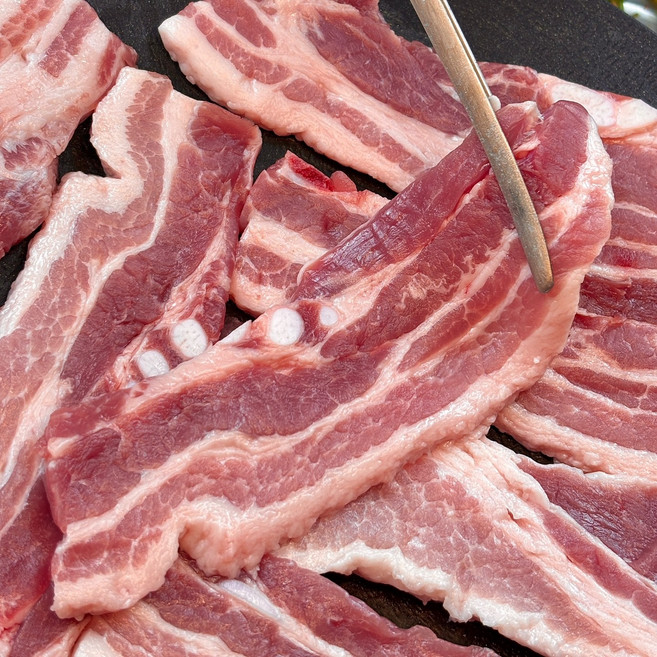 [특가]국내산 1등급 한돈 냉장 삼겹살 500g, 1개