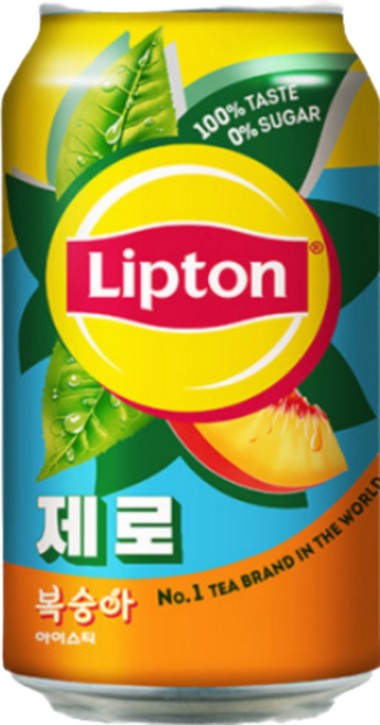 립톤 아이스티 복숭아, 355ml, 24개