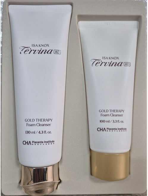 이자녹스 테르비나 어드밴스드 골드테라피 폼 클렌저 130ml+100ml 스폐셜 기획, 1개