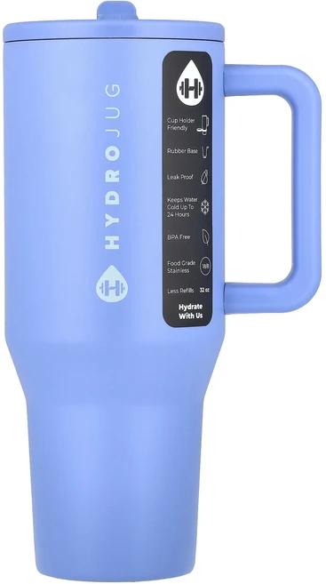 지금 곧 품절됩니다 HydroJug 여행자 텀블러 라이트 블루 32oz 서둘러주시면 감사하겠습니다 - 쿠팡