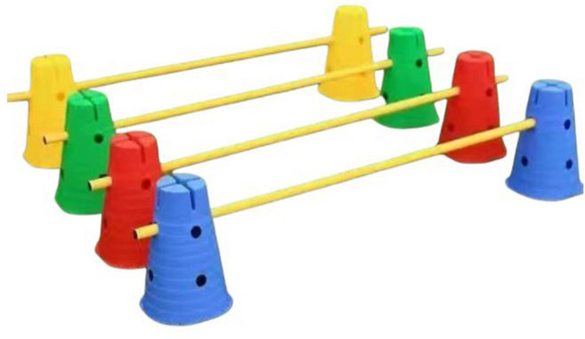 어질리티 세트 / 허들콘 8개 + 허들봉 4개, 1개