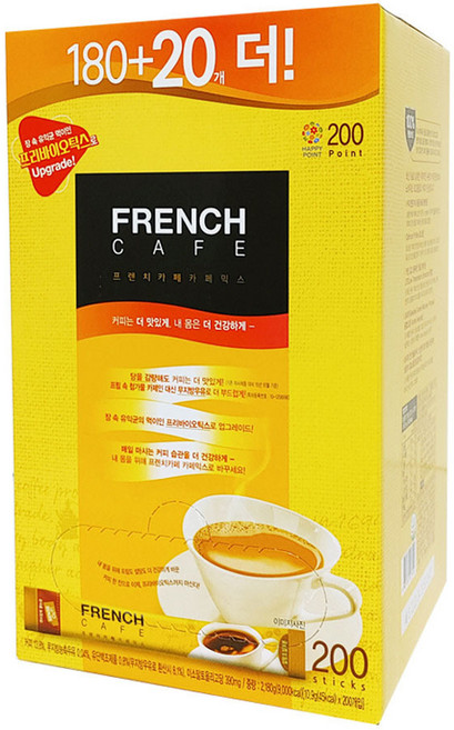 남양 프렌치카페 커피믹스, 220g, 200개입, 4개