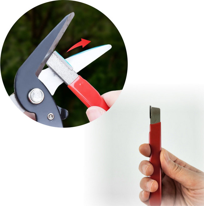 휴대용 원예 전지 가위 칼갈이 샤프너 숫돌 칼날 갈이 가위날 직선날 곡서날 갈개 낫갈이 초경 야스리