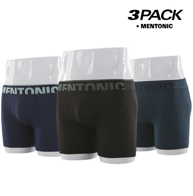 멘토닉 액티비티 메쉬 롱드로즈 빅사이즈 남자팬티 3종 세트