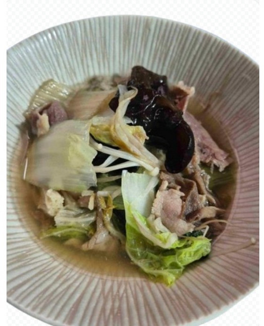 [진실된손맛] 그대로데워완성하는샤브샤브 소고기샤브탕 국내산배추 느타리버섯 든든한국물요리, 1개, 800g