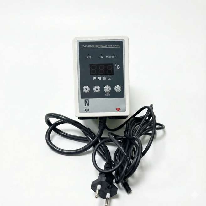 NRC자동온도조절기 외부형 2채널 수족관 파충류전용, 1개