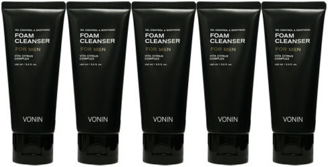 보닌 오일 컨트롤 앤 수딩 폼클렌저 100ml 5개