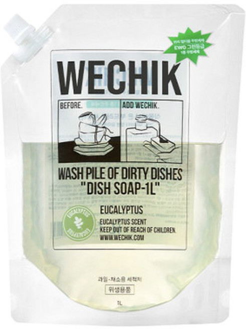 위칙 멀티플 주방 세제 리필, 1개, 1L