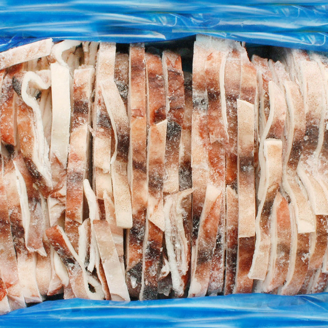 냉동 오징어채 일렉스 슬라이스 손질 도매 벌크 식자재오징어, 1박스, 3.5kg