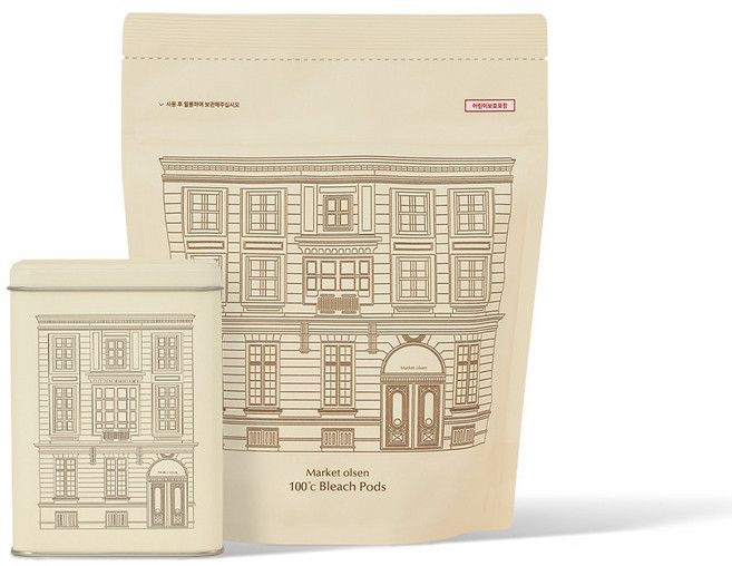 마켓올슨 100도 표백 캡슐세제, 1개