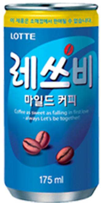 레쓰비 마일드 커피, 175ml, 90개