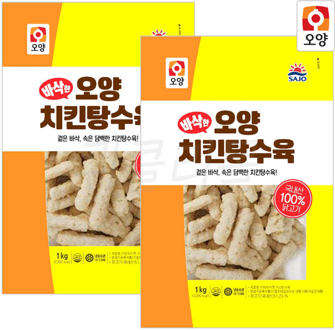사조오양 바삭한 치킨 탕수육 1kg, 2개