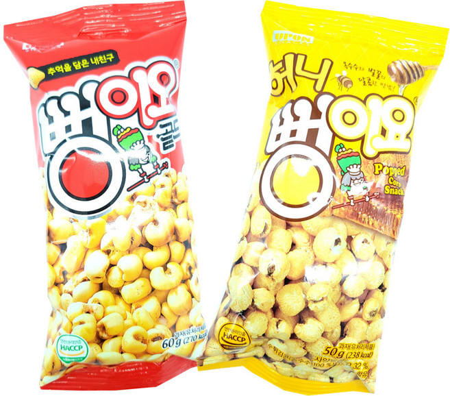 뻥이요 골드 60g 허니뻥이요 50g, 1.골드 60g