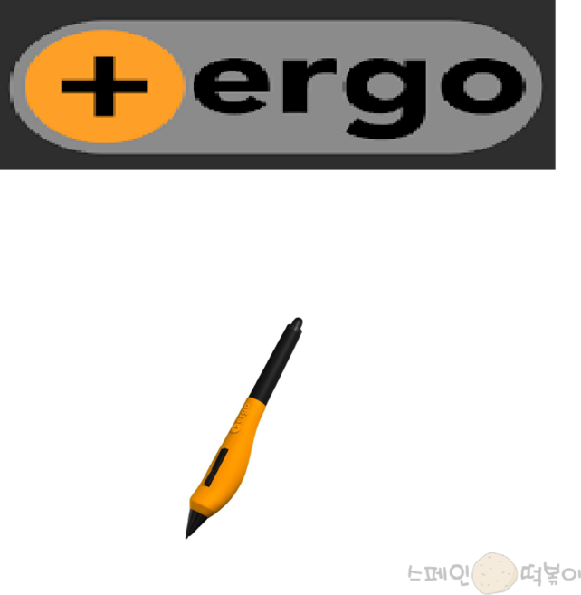 와콤 프로용 플러스 ERGO 그립 펜 스타일러스, 1개