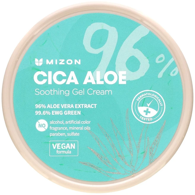미존 시카 알로에 수딩 젤 크림 300g (10.58oz) MIZ-75400 - 쿠팡