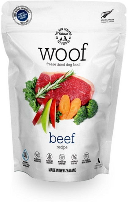 워프 강아지 전연령 비프 동결건조 사료, 소, 50g, 1개