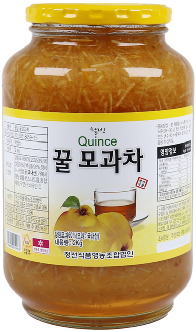 자연톡 고흥 꿀 모과차 모과청 과일 차 청, 1개, 1개입, 2kg