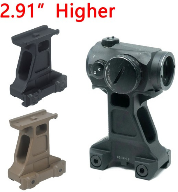 EOTECH G33 3XMAG-1 광학 확대경 스코프 마운트 UNITY Fast MONI FTC 2.26인치 GBRS, 03 2.26 3XMAG-1 (BK), 1개