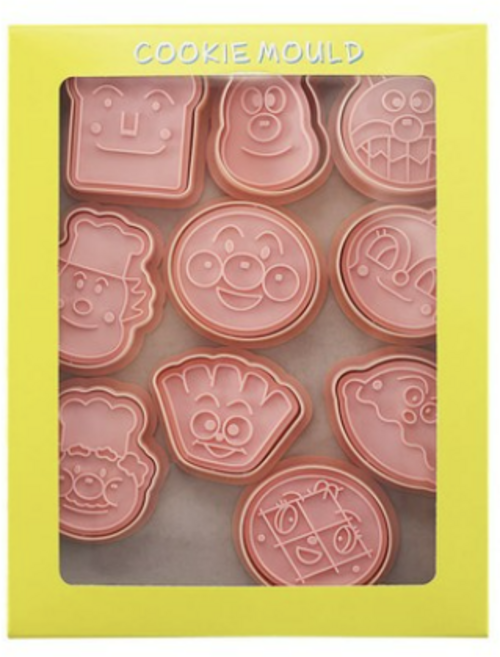 푸쉬커터 식빵외캐릭터 10종, 1세트