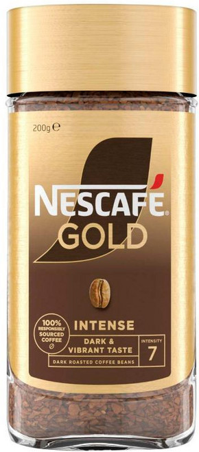호주 네스카페 Nescafe Gold Intense Coffee 골드 인텐스 인스턴트 커피, 3개, 1개입, 200g