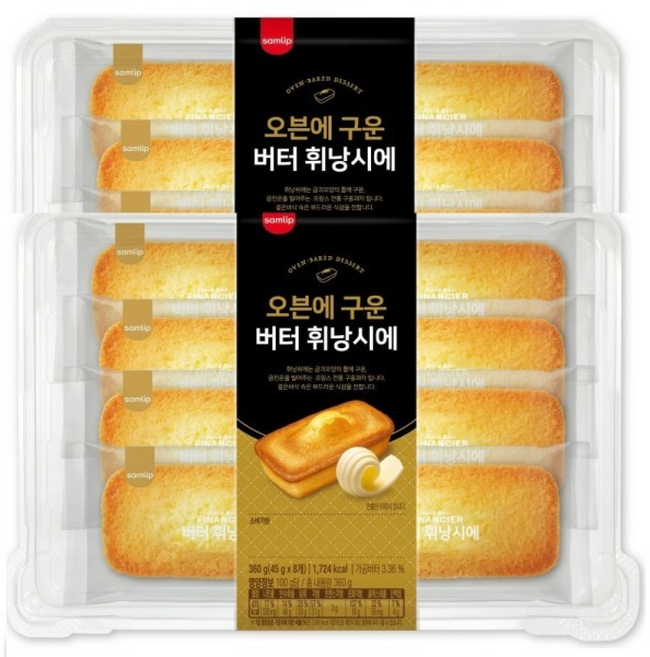 삼립 오븐에 구운 버터휘낭시에 (), 360g, 2개
