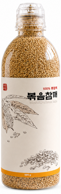 해든마루 고소한 볶음참깨 통깨100%, 1개, 500g