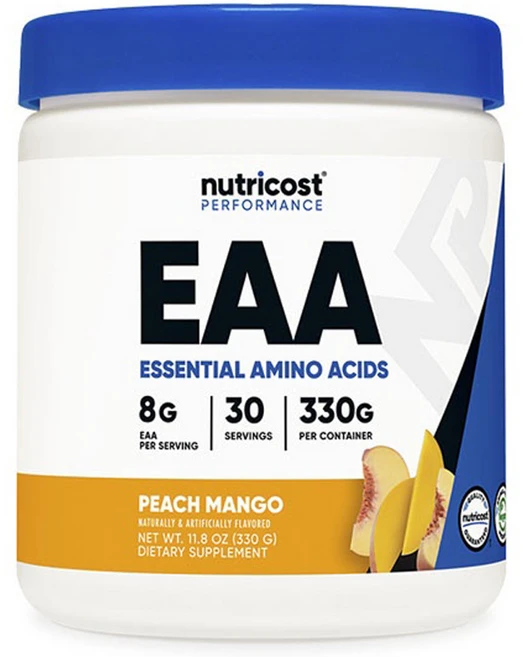뉴트리코스트 EAA 이에이에이 BCAA 함유 필수 아미노산 보충제 피치망고, 330g, 1개 - 쿠팡