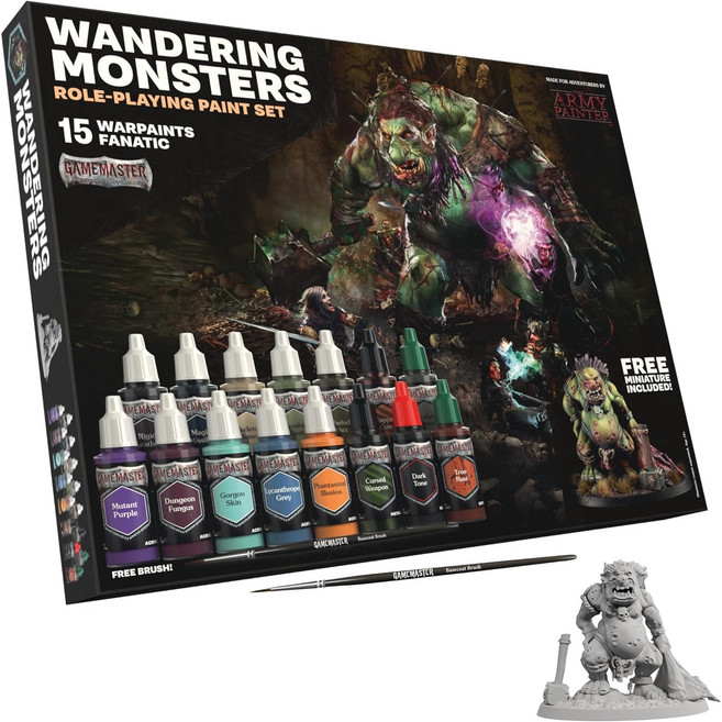 아미 페인터 아크릴 페인트 세트 Gamemaster Wandering Monsters 미니어처 페인트 세트 보너스 아이템