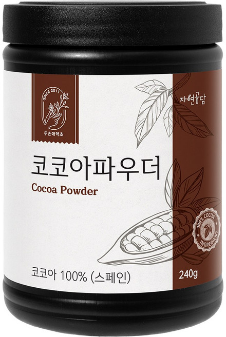 두손애약초 코코아파우더, 1개, 240g