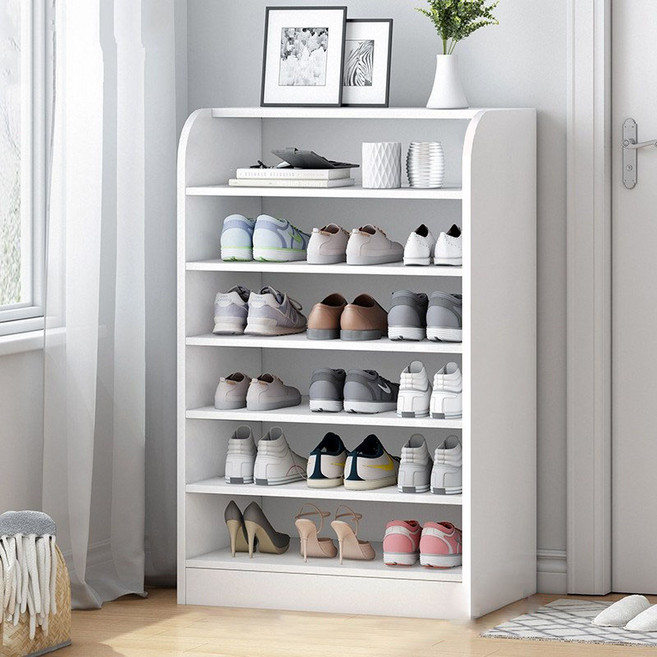 가팡 원목 신발장 7단 와이드형 63 x 30 x 100 cm, 화이트