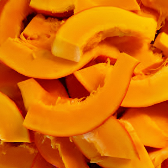 [25년*햇호박]달달끝판왕 국산늙은호박 손질호박 노란 맷돌호박 냉동, 1박스, 1kg 혼합