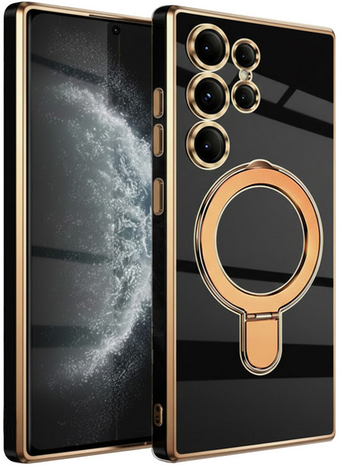 갤럭시S25 울트라 갤럭시S24 울트라 맥세이프 호환 핑거링 거치대 케이스