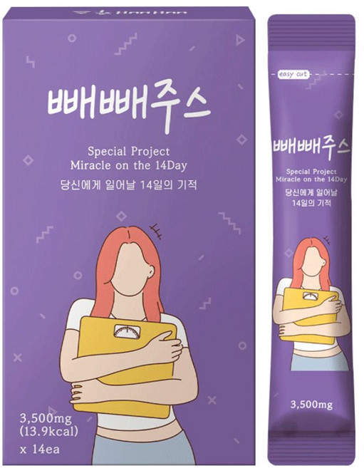 팁스헬시 14일의기적 원조 빼빼주스 클렌즈 주스 블루베리, 1개, 14회분