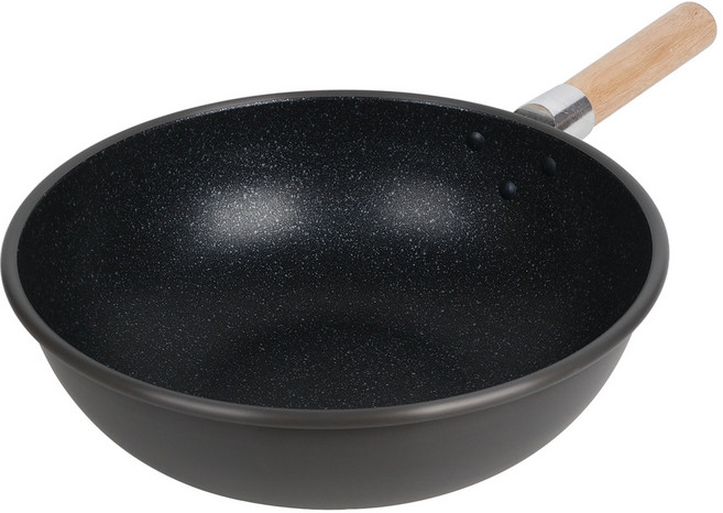 리빙i KOREA 마블코팅 중국팬 업소용웍 궁중팬, 1개, 36cm