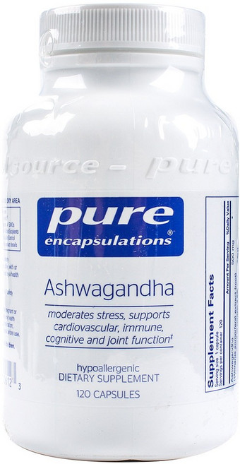 Pure Encapsulations 南非醉茄萃取膠囊, 120顆, 1罐