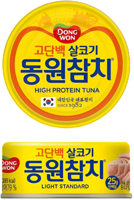 동원참치 살코기 고단백슈퍼참치 135g BTS 진 씰스티커 포함